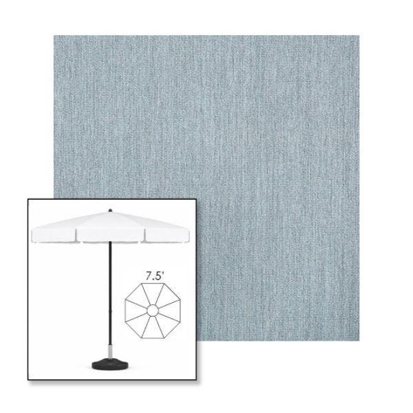 Picture of Storm | 7.5' Fiberglass Patio Umbrella Sunbrella® Awning Fabric