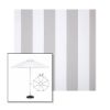 Picture of Beaufort Cloud | 6.5' Fiberglass Market Umbrella Sunbrella® Awning Fabric