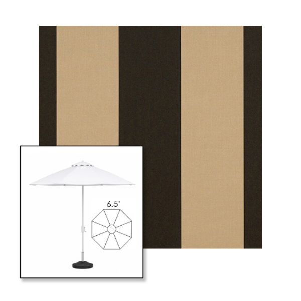 Picture of Manhattan Classic | 6.5' Fiberglass Market Umbrella Sunbrella® Awning Fabric