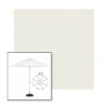 Picture of Natural | 6.5' Fiberglass Market Umbrella Sunbrella® Awning Fabric
