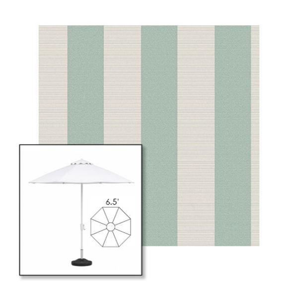Picture of Paxton Dew | 6.5' Fiberglass Market Umbrella Sunbrella® Awning Fabric