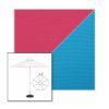 Picture of Pink Azure | 6.5' Fiberglass Market Umbrella Sunbrella® Awning Fabric