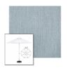 Picture of Storm | 6.5' Fiberglass Market Umbrella Sunbrella® Awning Fabric