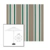 Picture of Taupe 2 | 6.5' Fiberglass Market Umbrella Sunbrella® Awning Fabric