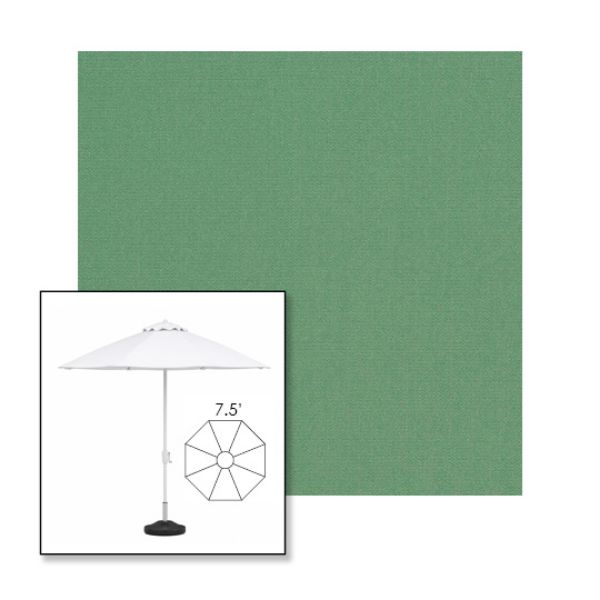 Picture of Basil | 7.5' Fiberglass Market Umbrella Sunbrella® Awning Fabric