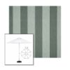 Picture of Beaufort Sagebrush | 7.5' Fiberglass Market Umbrella Sunbrella® Awning Fabric