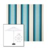 Picture of Colonnade Seaglass | 7.5' Fiberglass Market Umbrella Sunbrella® Awning Fabric