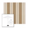 Picture of Heather Beige Classic | 7.5' Fiberglass Market Umbrella Sunbrella® Awning Fabric