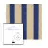 Picture of Mediterranean Canvas Block | 7.5' Fiberglass Market Umbrella Sunbrella® Awning Fabric