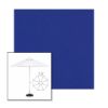 Picture of Ocean Blue | 7.5' Fiberglass Market Umbrella Sunbrella® Awning Fabric