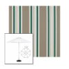 Picture of Taupe 2 | 7.5' Fiberglass Market Umbrella Sunbrella® Awning Fabric