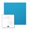 Picture of Azure | 9' Fiberglass Market Umbrella Sunbrella® Awning Fabric