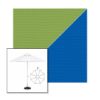 Picture of Ginkgo Pacific Blue | 9' Fiberglass Market Umbrella Sunbrella® Awning Fabric
