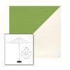 Picture of Ginkgo White | 9' Fiberglass Market Umbrella Sunbrella® Awning Fabric