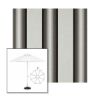 Picture of Grey Black White | 9' Fiberglass Market Umbrella Sunbrella® Awning Fabric