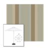 Picture of Marco Sandstone | 9' Fiberglass Market Umbrella Sunbrella® Awning Fabric