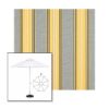 Picture of Rodanthe Metallic | 9' Fiberglass Market Umbrella Sunbrella® Awning Fabric