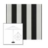 Picture of Beaufort Black White | 11' Fiberglass Market Umbrella Sunbrella® Awning Fabric