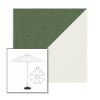 Picture of Fern Natural | 11' Fiberglass Market Umbrella Sunbrella® Awning Fabric