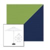 Picture of Ginkgo Marine Blue | 11' Fiberglass Market Umbrella Sunbrella® Awning Fabric