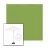Picture of Ginkgo | 11' Fiberglass Market Umbrella Sunbrella® Awning Fabric