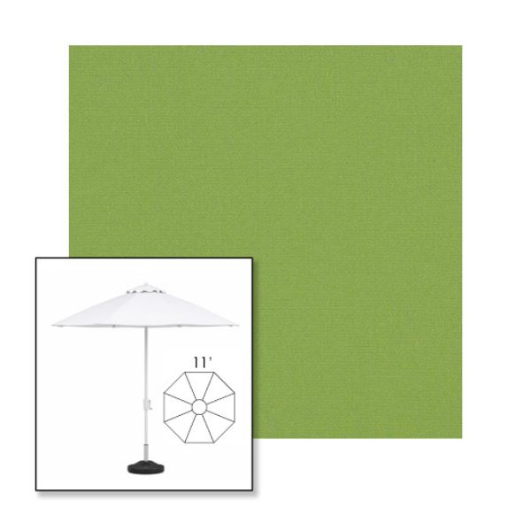 Picture of Ginkgo | 11' Fiberglass Market Umbrella Sunbrella® Awning Fabric