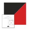 Picture of Black Logo Red | 5.5' Fiberglass Market Umbrella Sunbrella® Awning Fabric