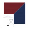 Picture of Burgundy Marine Blue | 5.5' Fiberglass Market Umbrella Sunbrella® Awning Fabric