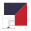 Picture of Captain Navy Jockey Red | 5.5' Fiberglass Market Umbrella Sunbrella® Awning Fabric