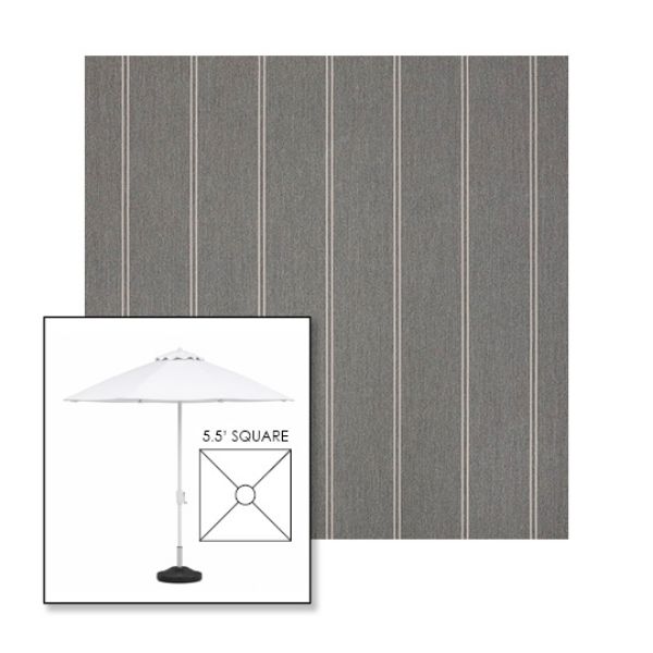 Picture of Cooper Ash | 5.5' Fiberglass Market Umbrella Sunbrella® Awning Fabric
