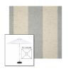 Picture of Era Ash | 5.5' Fiberglass Market Umbrella Sunbrella® Awning Fabric