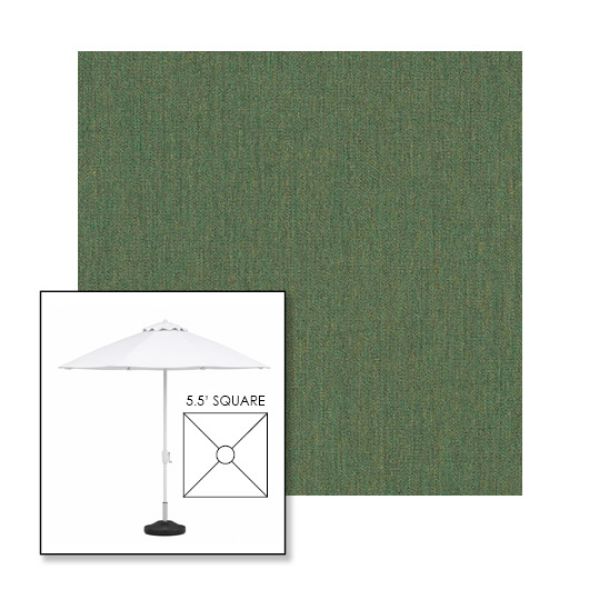 Picture of Fern | 5.5' Fiberglass Market Umbrella Sunbrella® Awning Fabric