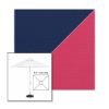 Picture of Marine Blue Pink | 5.5' Fiberglass Market Umbrella Sunbrella® Awning Fabric