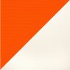 Picture of Orange White | 5.5' Fiberglass Market Umbrella Sunbrella® Awning Fabric