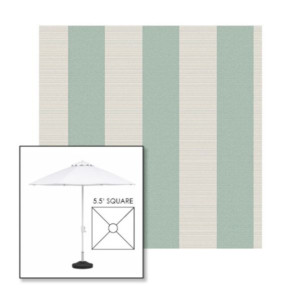 Picture of Paxton Dew | 5.5' Fiberglass Market Umbrella Sunbrella® Awning Fabric
