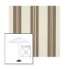 Picture of Taupe Tailored | 5.5' Fiberglass Market Umbrella Sunbrella® Awning Fabric