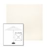 Picture of White | 5.5' Fiberglass Market Umbrella Sunbrella® Awning Fabric