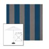 Picture of Beaufort Peacock | 6.5' Fiberglass Market Umbrella Sunbrella® Awning Fabric