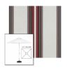 Picture of Burgundy Black White | 6.5' Fiberglass Market Umbrella Sunbrella® Awning Fabric