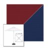 Picture of Burgundy Marine Blue | 6.5' Fiberglass Market Umbrella Sunbrella® Awning Fabric