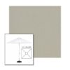Picture of Cadet Grey | 6.5' Fiberglass Market Umbrella Sunbrella® Awning Fabric