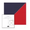 Picture of Captain Navy Jockey Red | 6.5' Fiberglass Market Umbrella Sunbrella® Awning Fabric