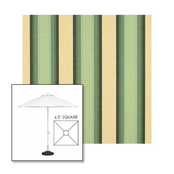 Picture of Colonnade Juniper | 6.5' Fiberglass Market Umbrella Sunbrella® Awning Fabric