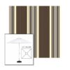 Picture of Emblem Badger | 6.5' Fiberglass Market Umbrella Sunbrella® Awning Fabric