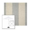 Picture of Era Ash | 6.5' Fiberglass Market Umbrella Sunbrella® Awning Fabric