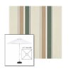 Picture of Fern Heather Beige Block | 6.5' Fiberglass Market Umbrella Sunbrella® Awning Fabric