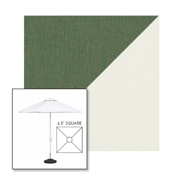 Picture of Fern Natural | 6.5' Fiberglass Market Umbrella Sunbrella® Awning Fabric