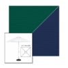 Picture of Forest Green Marine Blue | 6.5' Fiberglass Market Umbrella Sunbrella® Awning Fabric