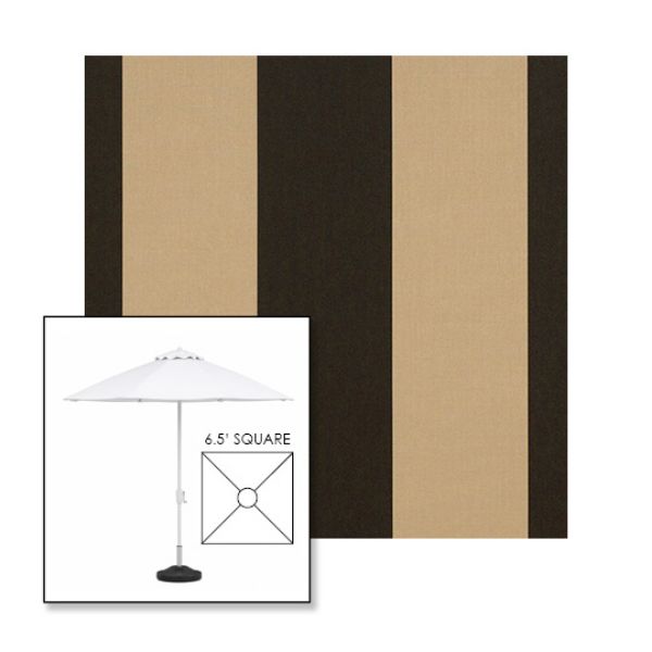 Picture of Manhattan Classic | 6.5' Fiberglass Market Umbrella Sunbrella® Awning Fabric