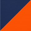 Picture of Marine Blue Orange | 6.5' Fiberglass Market Umbrella Sunbrella® Awning Fabric